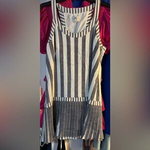 Original Milly of New York vintage, Pleated Mini dress 1940 50’s Era Sz 10